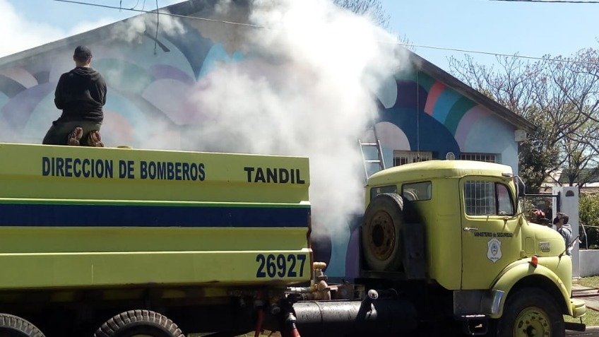 Gran incendio en la Ludoteca Municipal